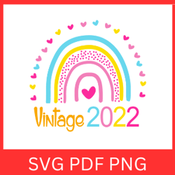 Vintage 2022 Retro Svg | VINTAGE 2022 SVG DESIGN | Vintage 2022 Sublimation Designs | Printable Art | Digital Download