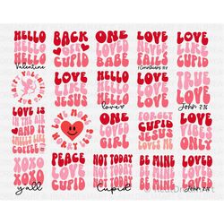 Retro Valentines Svg Bundle, Valentine Svg, Retro Valentine Designs Svg, Valentine Shirts Svg, Heart Svg, Cupid Svg, Cut