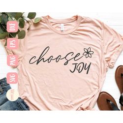 Choose joy SVG design - Flower SVG file for Cricut - Happiness SVG - Digital Download