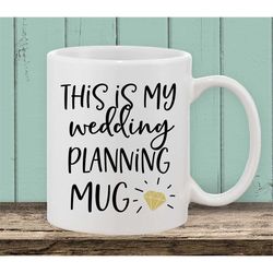 This Is My Wedding Planning Mug Svg, Engaged Svg, Fiancee Svg, Engagement Ring Svg, Funny Svg, Bride Svg Cut File for Cr