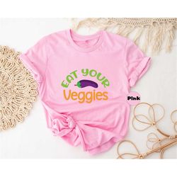 Eat Your Veggies Shirt, Retro Vegan T-shirt, Farmers Market Vegetable Sweatshirt, Vegan Vibes Hoodie, Vegetarian Outfit,