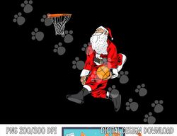 Santa Playing Basketball  Slam Dunk Christmas png, sublimation Gift png, sublimation copy