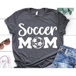 Soccer Mom Svg, Funny Soccer Mom Shirt Svg, Soccer Heart Svg, Biggest Fan Mama Svg, Soccer Football Svg Files for Cricut