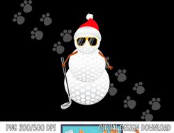 Santa Snowman Golf Ball Christmas Golfer Gift png, sublimation copy