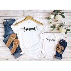 Mamacita and Chiquitita Shirt, Mother & Daughter Shirt, Mama Mini Shirt, Grandma Shirt, Gift for Her, Mom And Daughter M