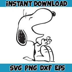 Snoopy Svg, Peanuts SVG, Snoopy clipart, Snoopy Svg, Snoopy Printable, Charlie Brown SVG, Snoopy Silhouette (126)