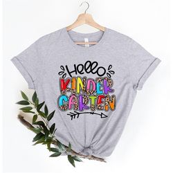 Kindergarten Shirt, Back To School Shirt, Kindergarten Leopard Shirt, Teacher Life Shirt, First Grade Teacher Shirt, Gif