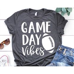 Game Day Vibes Svg, Football Svg, Football Shirt Svg, Girl Football Shirt Svg, Friday Nights, Women Football Svg File fo