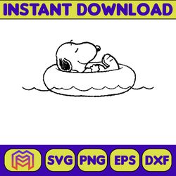 Snoopy Svg, Peanuts SVG, Snoopy clipart, Snoopy Svg, Snoopy Printable, Charlie Brown SVG, Snoopy Silhouette (155)