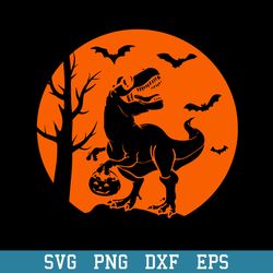 Halloween Dinosaur Svg, Halloween Svg, Png Dxf Eps Digital File
