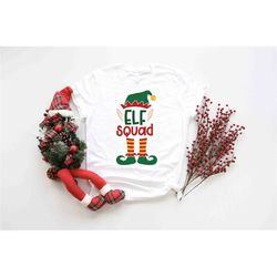 Elf Squad Shirt, Elf Shirt, Santa's Elf Merry Christmas Matching Family Christmas Shirts Sweatshirts, Elf Tees, Cute Chr