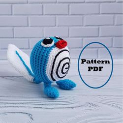 Amigurumi Pokemon PoliWhirl toy crochet pattern