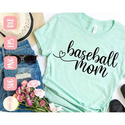 Baseball mom SVG design - Baseball SVG file for Cricut - Baseball mama SVG - Digital Download