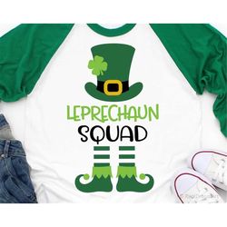 Leprechaun Squad Svg, Funny St Patricks, Leprechaun Shirt Svg, Boy St Patricks, St Paddys Day Svg, Leprechaun Svg File f