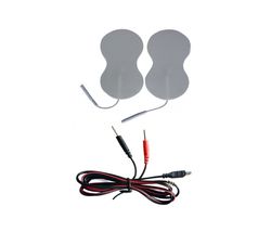 2 PCs Pin Electrode Pads with Connecting Cable for Any Model device of DENAS & DIADENS & Neurodens PCM