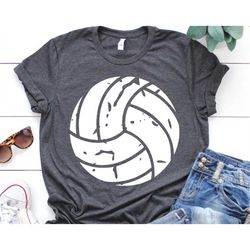 Volleyball Ball Svg, Volleyball Svg, Distressed Svg, Volleyball Mom Shirt Svg, Grunge Svg, Volleyball Svg File for Cricu