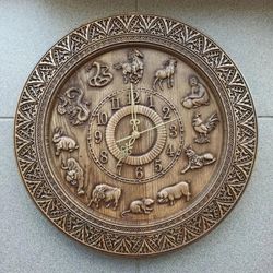 TimeTales: Oriental Calendar Clock - Embrace Time with Elegance and Tradition