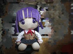 An example of a chibi toy. 30 inches. Large plush chibi toy.