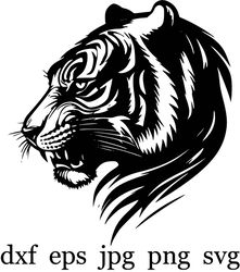 Tiger head, logo, wild animal