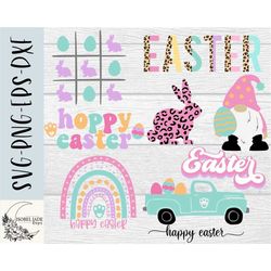 Easter bundle SVG Bundle - Easter shirt SVG for Cricut - Popular Easter bundle SVG bundle - Hoppy Easter Digital Downloa