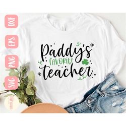 St Patricks teacher Shirt SVG design - Funny teacher SVG file for Cricut - St Patricks teacher SVG Digital Download