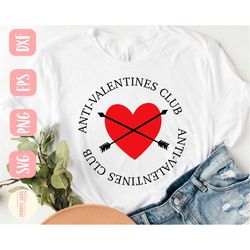 Anti-Valentines Day SVG design - Funny Anti Valentine SVG file for Cricut - Love sucks SVG - Digital Download