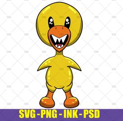 Yellow Rainbow friends SVG, Yellow SVG,Teal  Ink ,Yellow rainbow SVG, Rainbow friends PNG, SVG, INK