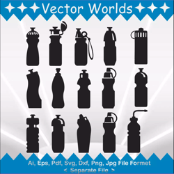 Bottles svg, Bottles' svg, Bottles, Water, print, SVG, ai, pdf, eps, svg, dxf, png, Vector