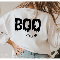 boo y all svg, Hey Boo svg, boo svg, halloween shirt gifts, ghost svg, halloween svg, Funny Halloween svg , Png dxf cut