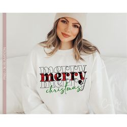 Merry Christmas Png, Christmas Png Shirt Design, 300 DPI Image Transfer, Commercial Use, Christmas Gift Idea Sublimation