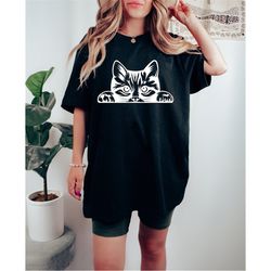 Cute Cat Shirt, Cat Lover Shirt, Cat Lover Gift Women, Funny Cat Shirts, Cat Mom, Cat Mama, Gift For Cat Lover,Animal Lo
