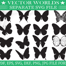 Butterfly svg, Butterfly's svg, Butterfly, Butter, SVG, ai, pdf, eps, svg, dxf, png, Vector