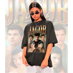 Retro Jacob Black Shirt-Jacob Black Tshirt,Jacob Black T shirt,Edward Cullen Shirt,Robert Pattinson Shirt,Team Jacob Shi
