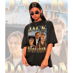 Retro Jack Dawson Shirt -Jack Dawson Tshirt,Jack Dawson T shirt,Leonardo DiCaprio Shirt,Leonardo DiCaprio T-shirt,Leonar