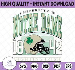 Notre Dame EST.1842 Fighting Irish png - Png, Notre Dame png - Png, Love Notre Dame png - Png, Png Svg dxf NCAA Svg, NCA