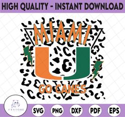 Miami Football Svg, Football PNG, Png Svg dxf NCAA Svg, NCAA Sport Svg, Digital Download, Instant Download