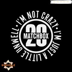 Retro Matchbox 20 Unwell Circle Logo SVG Graphic Design File