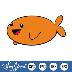 Orange Fish, Digital File, Sublimation Download