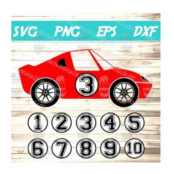 Race Car SVG Red