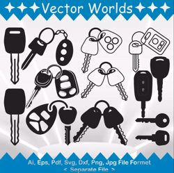 Car Keys svg, Car Key svg, Car, Keys, SVG, ai, pdf, eps, svg, dxf, png, Vector