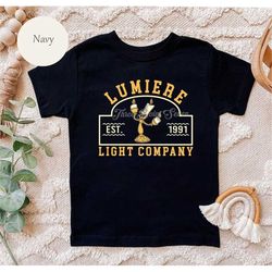 Lumiere Light Company Shirt, Unisex Toddler T-Shirt, Beauty and the Beast, Magic Kingdom Shirts E0604