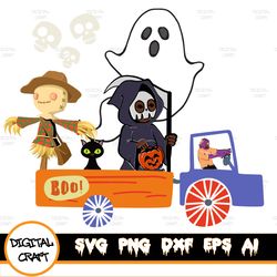Halloween Truck SVG Spooky Ghost Boo SVG,Halloween vintage truck svg, Halloween truck svg, halloween svg, ghost, vintage
