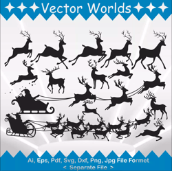 Christmas Reindeer svg, Christmas Reindeers svg, Christmas, Reindeer, SVG, ai, pdf, eps, svg, dxf, png, Vector