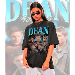 Retro DEAN WINCHESTER Shirt -Dean Winchester Supernatural Shirt,Jensen Ackles Actor Shirt,Dean Winchester Tshirt,Superna