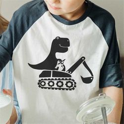 Dinosaur SVG Boy, Tractor