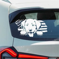 Labrador SVG PNG, Labrador Puppy American Flag