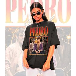 Retro Pedro Pascal Shirt-pedro pascal crewneck,pedro pascal sweatshirt,pedro pascal hoodie,pedro pascal 90s shirt,pedro