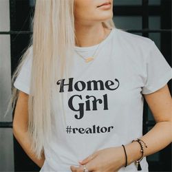 Real Estate Home Girl SVG