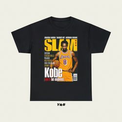 slam kobe bryant t-shirt,basketball,graphic,throwback