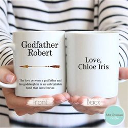 godfather - custom gift for godfather, godfather mug, baptism proposal gift for godfather, custom baptism mug, godfather